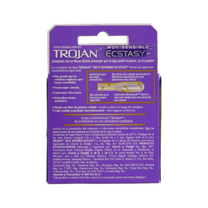 Condón Trojan Muy Sensible Ecstasy Femmes.mx