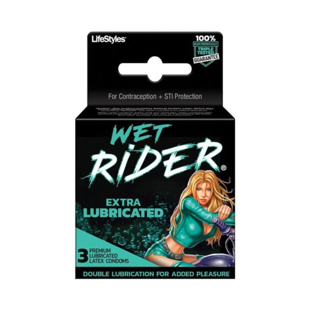 Condón LifeStyles Wet Rider Femmes.mx