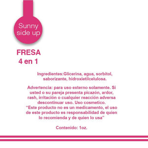 Lubricante Sunny Side Up Fresa Femmes.mx