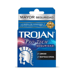 Condón Trojan Pro-Tech Seguridad Femmes.mx