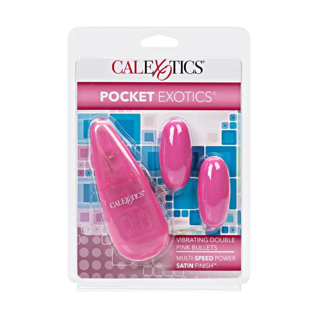 CalExotics Pocket Exotics Double Pink Passion Bullets Femmes.mx