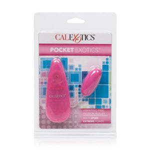 Pocket Exotics Vibrating Pink Passion Bullet Femmes.mx